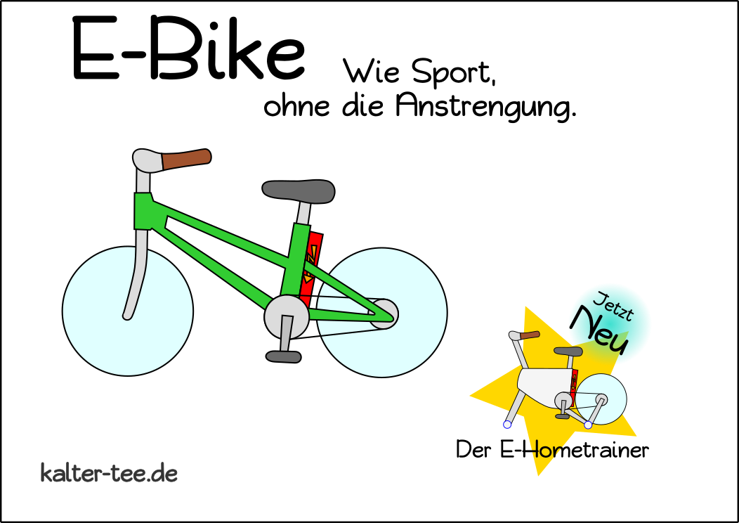 E-Bike als Hometrainer